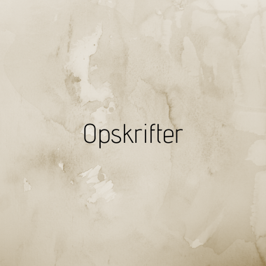 Opskrifter