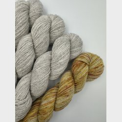 StrikkeKit - Stribestjerner sjal af Anne Br�gger 