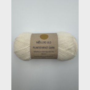 Mllers Alpaca, 50 g. - Ufarvet hvid