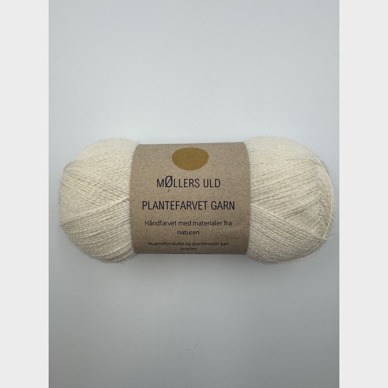 Møllers Alpaca, 50 g. - Ufarvet hvid