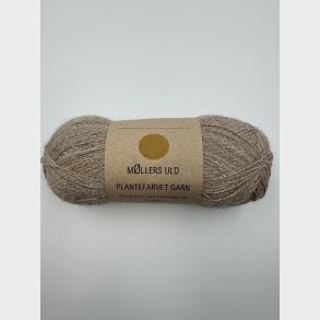 Mllers Alpaca, 50 g. - Ufarvet brun 