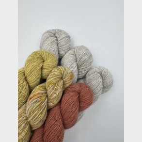 StrikkeKit - Stribestjerner sjal af Anne Brgger 