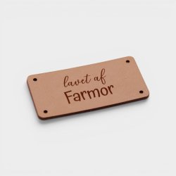 Lavet af farmor - Label