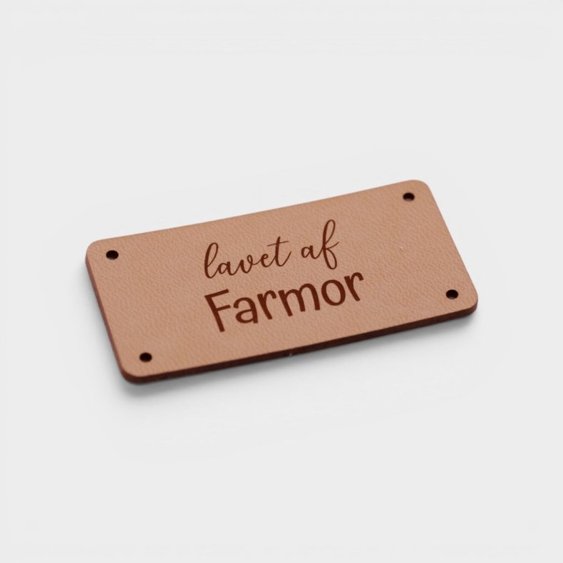 Lavet af farmor - Label